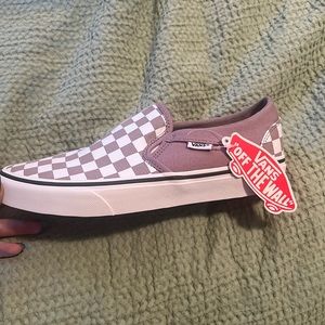 Vans Checkerboard Slip Ons